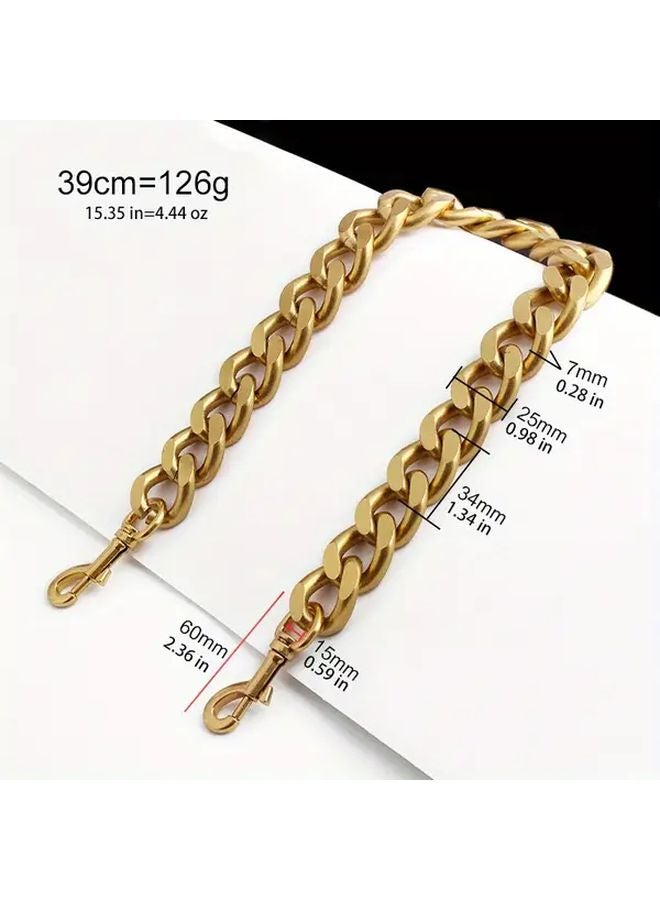 Gun Black Metal Chain Strap For Wallet Bag DIY Replacement Accessory 39 37 Inch - Image 4